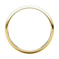 thumbnail image 2 of 10k Yellow Gold 2mm Light Half Round Band Ring - 1.4 Grams - Size 8, 2 of 2