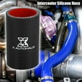thumbnail image 2 of Unique Bargains 1.5" ID 2.99" Length Straight Silicone Reducer Hose Coupler Intercooler Tube Black for Car, 2 of 6