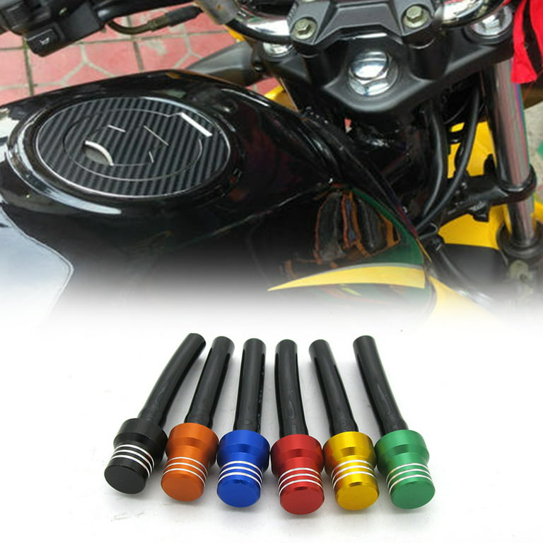Farfi Universal CNC Aluminum Alloy Off Road Motorcycle Pit Dirt Bike Fuel  Gas Tank Air Vent Cap Cover 
