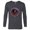 Charcoal Heather, variant on Marvel Spider-Man Spider-Verse Cyborg Spider-Woman Circle - Long Sleeve T-Shirt for Men - Customized-White