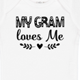 thumbnail image 4 of Inktastic My Gram Loves Me Scandinavian Girls Baby Bodysuit, 4 of 5
