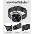 thumbnail image 3 of Correa de reloj Miimall de acero inoxidable para Samsung Galaxy 8, 3 of 7