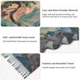 thumbnail image 5 of FORMRS Womens Scarf Winter Soft Long Big Warm Shawls Wrap Tassel Scarves, Pine Tree at Dawn, 5 of 9