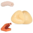 thumbnail image 1 of Snowy Thickened Silicone Triangle Sticky Bra Inserts for Women - Skin Color, M/B Size, Traceless Invisible Design with Nipple Covers & Orange Box Packaging, 140g Enhancing Lingerie Accessory, 1 of 6