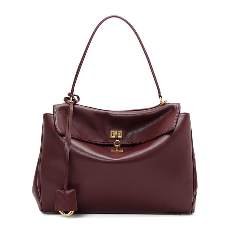 Soft Genuine Leather Rodeo Women's Bag Large Capacity Handbag Underarm Bag Casual Lazy Bag Niche Commuting Cowhide Shouder