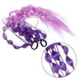 thumbnail image 2 of 2pcs Easy-To-Wear Hair Tie Bubble Ponytail Extension Wig For Kids Colored Braided Ponytail Extension Wig For Child Hair Enhancement, 2 of 4