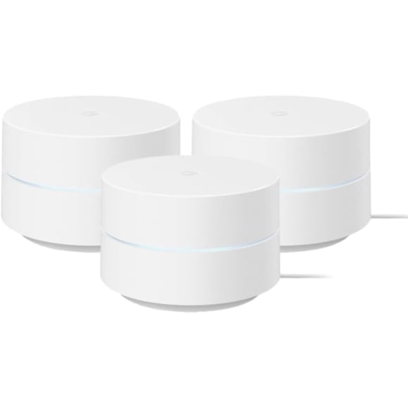 Sistema de Enrutador Mesh WiFi Google WiFi AC1200 Paquete de 3