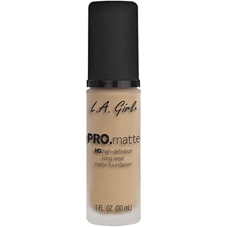 L.A. Girl Pro.Matte Foundation, Nude Glm716 Packaging May Vary