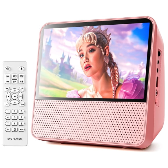 Reproductor de DVD Portátil ROADOM 7" HD, 4000mAh, Bluetooth