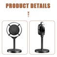 thumbnail image 6 of PBPBOX News Reporter Microphone Prop Black ABS 1Pcs Retro Style, 6 of 8