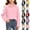 Black, variant on Girls Long Sleeve Shirts Solid Color Button Down Long Sleeve Shirt with Pockets for Big Girls Open Front 3-14 Years
