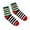E, variant on 1Pair Adult Christmas Socks Womens Warm Coral Plush Middle Tube Socks Stockings