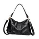 thumbnail image 2 of Bolso de hombro de Cuero para mujer jinwen moderno gran capacidad portátil informal versátil Negro, 2 of 8