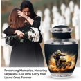 thumbnail image 3 of Quad Bike Rider Kicking Up Dust Grandiose Large Cremation Urn - Adult Human Ashes Respect Funeral Urns For Human Ashes - Memorial Urns 10 Inch, 3 of 5
