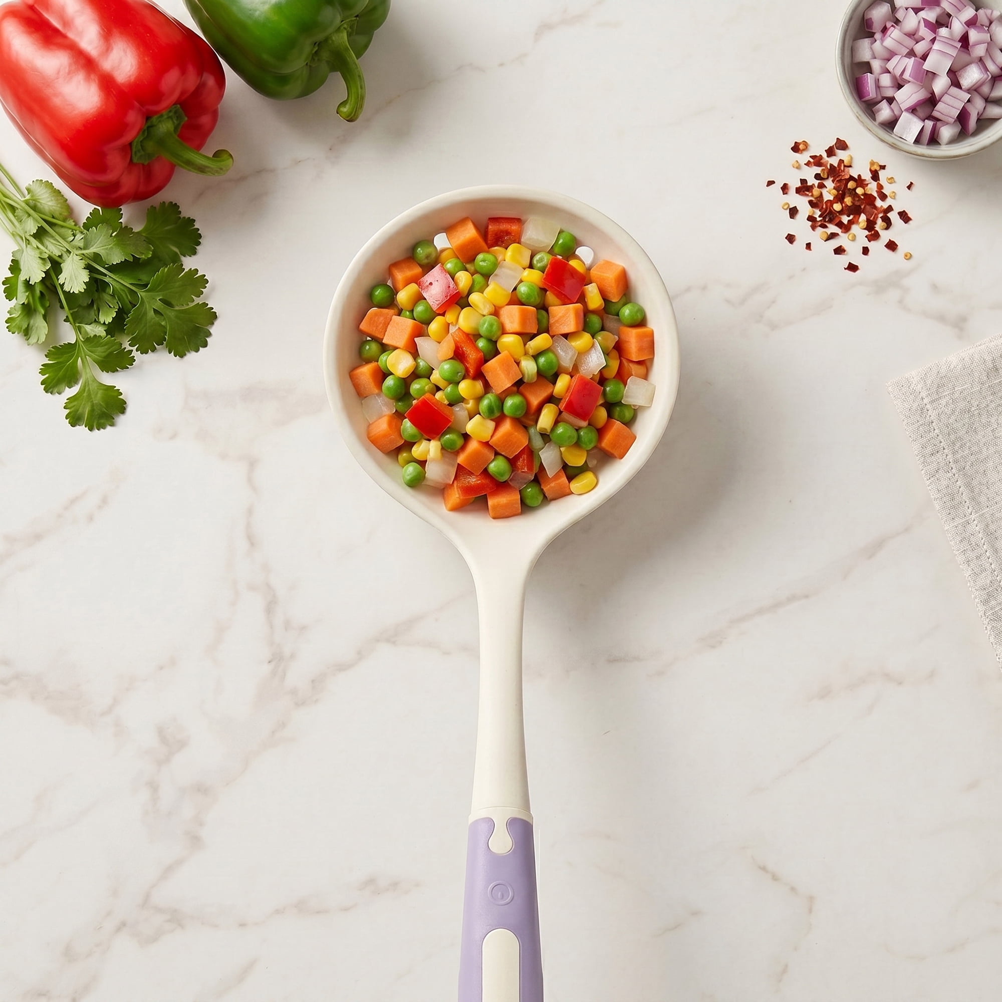 Unique Bargains Heat Resistant Cooking Silicone Slotted Spoon for Cookware A 14"x4.1"