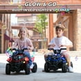 thumbnail image 3 of HOVERMAX 6V Kids Ride-On ATV, Electric Quad with Music, Battery-Powered 4 Wheeler for Toddlers & Children, 3 of 6