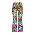 thumbnail image 5 of DISNIMO Cow Print Kids Flare Leggings Size 13-14 Bell Bottoms for Girls Flare Leggings Bell Bottoms for Kids Yoga Pants with Pockets Girls Bell-Bottomed Pants Kids Dance Leggings, 5 of 7
