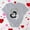 Gray I, variant on LSLJS T Shirts for Women Plus Size Crewneck Basic Tees Tops Casual Cute Valentine's Day Heart Print Tee Shirts, Gifts for Women, S-3XL