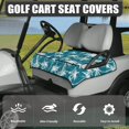 thumbnail image 3 of Renewold Golf Cart Seat Cover Portable Lightweight Golf Towel Blanket with Pockets Keeps Seat Comfortable and Clean Universal Fit for Most Club Cars, Hawaii Palm Tree Teal, 3 of 7