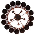 thumbnail image 6 of Meyda Tiffany 114513 19" W Tuscan Vineyard Estate 16 Wine Bottle Chandelier - Copper, 6 of 6