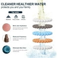 thumbnail image 3 of High Pressure Shower Filter Head Oil Rubbed Bronze Fixed Shower Head 7 Settings, 5 Inch Bathroom Rain Shower Head with Enhanced Filter for Hard Water, Reduces Chlorine and Harmful Substances, 3 of 4