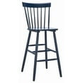 thumbnail image 6 of SAFAVIEH Providence 44" Solid Spindle Back Bar Stool, Navy, Set of 2, 6 of 10