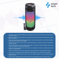 thumbnail image 2 of Bocina Portatil Hd- Sy-2891at 8 X2 Tubo 20000w/4000mah Negro, 2 of 4