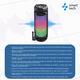 thumbnail image 2 of Bocina Portatil Hd- Sy-2891at 8 X2 Tubo 20000w/4000mah Negro, 2 of 4