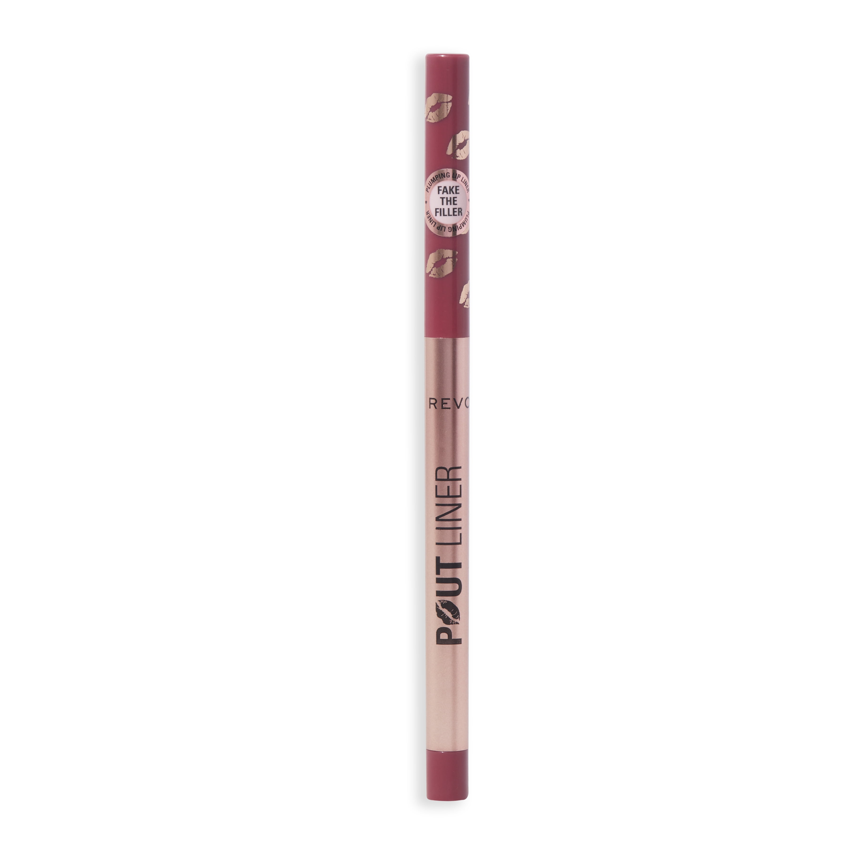 Revolution Pout Bomb Plumping Lip Liner, Long-Lasting, Hydrating, Light Mauve