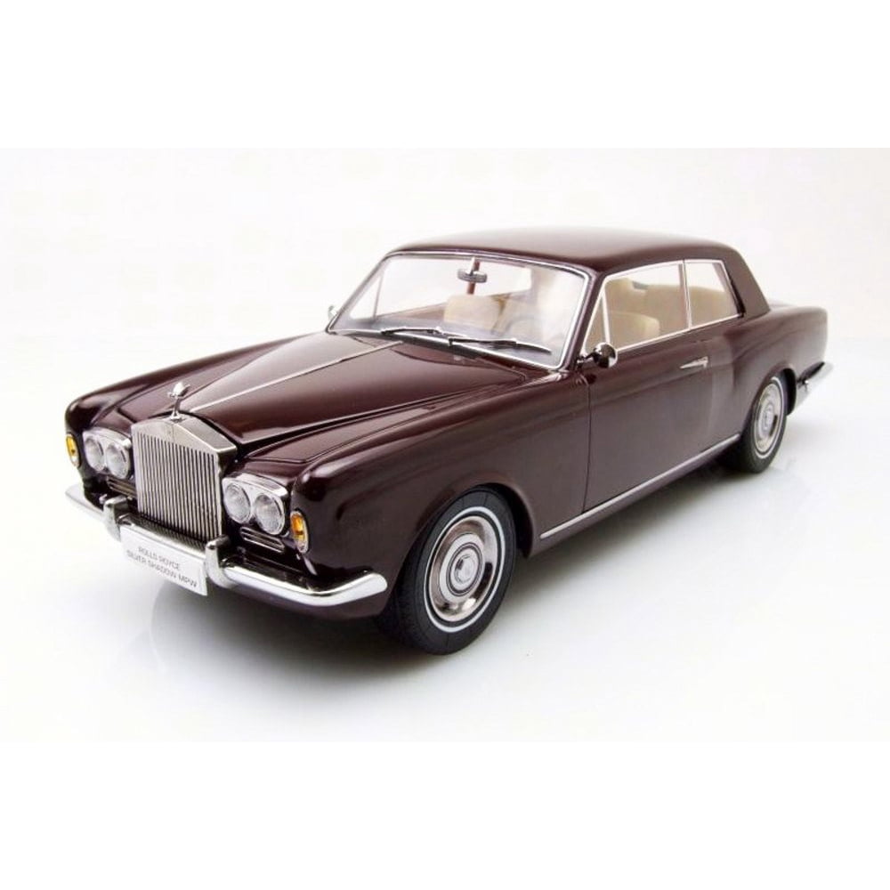 1968 Rolls Royce Silver Shadow MPW Coupe, Burgundy Paragon 98204 1/