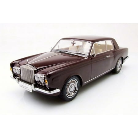 1968 Rolls Royce Silver Shadow MPW Coupe, Burgundy - Paragon 98204 - 1/18 Scale Diecast Model Toy
