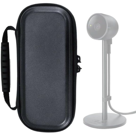 Carrying Case Compatible with Switch 2 Camera,Portable Suitcase EVA Hard Protective Bag Shockproof Impact Resistant,Surface PU Leather Waterproof and Dustproof