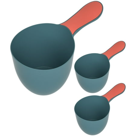 

3pcs Water Ladle Bath Ladle Plastic Shower Bucket Water Bath Scoop Bathroom Water Scoop Cup