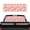 Strawberry Heart Pattern, variant on FUIALDOLG Celestial Bee Perforated Car Window Decals 66.9 x 22.4 Inches, One Way See through Vinyl, Waterproof and UV Resistant for SUV and Truck Rear Windows