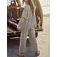 thumbnail image 3 of Conjunto de suéter de punto de 2 piezas Outfit Tankaneo para mujer con pantalones anchos, 3 of 9