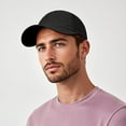 thumbnail image 2 of Ticikt Breathable Visors for Outdoor Sports Lightweight & Comfortable Hats for All Seasons Ideal for Active Versatile Style for T Shirts,Color:Black, 2 of 3