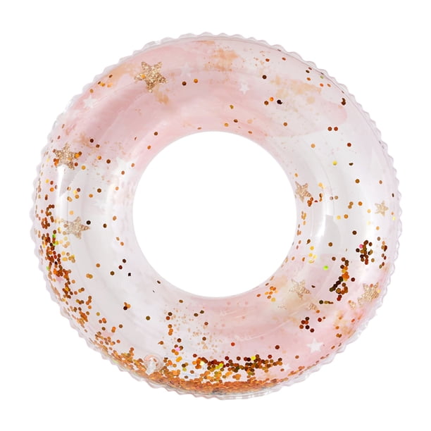 Anillo De Natación Con Lentejuelas Flotadores Inflables Para Piscina Tubo De Natación Verano Agua Playa Lago Artículos Para Fiestas