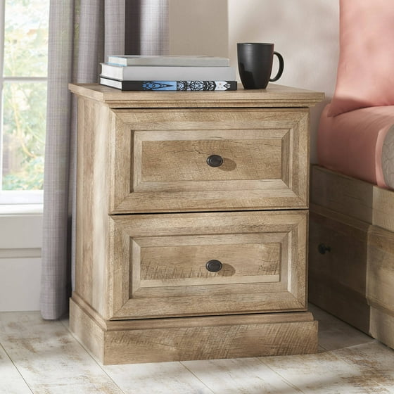 Better Homes and Gardens Crossmill Night Stand, Weathered Finish