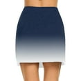 thumbnail image 6 of JBXKXYW Casual Skirts for Women Womens Casual Solid Tennis Skirt Yoga Sport Active Skirt Shorts Skirt Tennis Skirts for Women With Shorts Women's Skort Skorts for Women With Pockets (Blue4,XXL), 6 of 6
