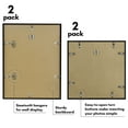 thumbnail image 5 of Americanflat Set of 4 Picture Frames - Gallery Wall Frame 2 with 16x20 with 6x8 Mats 2 with 16x16 with 5x7 Mats - Black, 5 of 7