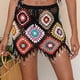 thumbnail image 4 of Traje de baño de verano para niñas y mujeres, pareo de crochet con borlas, fácil de empacar. Falda, 4 of 5