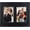 Double Frame - Black Leather - 4x6, variant on Love Picture Frame for Couples - Valentines Day Picture Frame Unique Gift Red and White Heart Design Romantic Valentine's Day Gifts for Him Her Wedding Anniversary Birthday Family Decorations