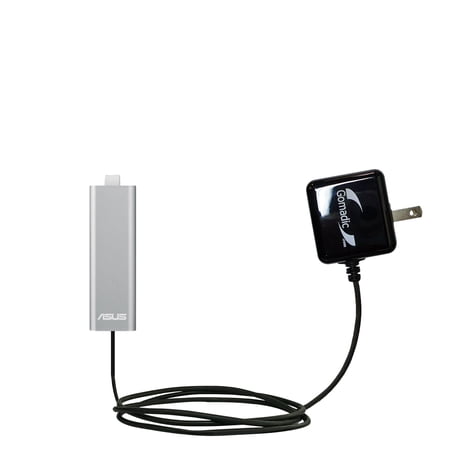 Gomadic Intelligent Compact AC Home Wall Charger suitable for the Asus WL-330NUL - High output power with a convenient, foldable plug design - Uses Ti
