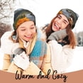 thumbnail image 4 of Lsque Mountain Cows Flower Stream Pattern Knitted Beanie, Unisex Winter Hat, Knit Hat Winter Beanies Thick Fisherman Beanies Cuffed Plain Skull Caps, 4 of 6