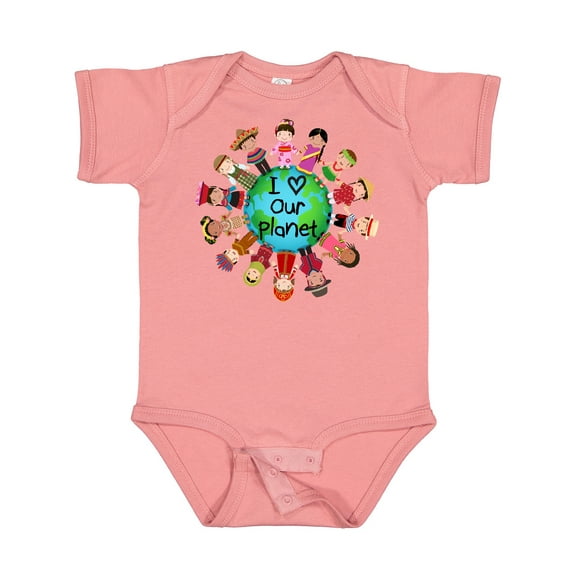Inktastic Earth Day International Boys or Girls Baby Bodysuit