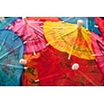 thumbnail image 2 of C. Thomas McNemar 18x13 Gallery Wrapped Canvas Wall Art Titled - Cocktail Umbrellas IV, 2 of 4