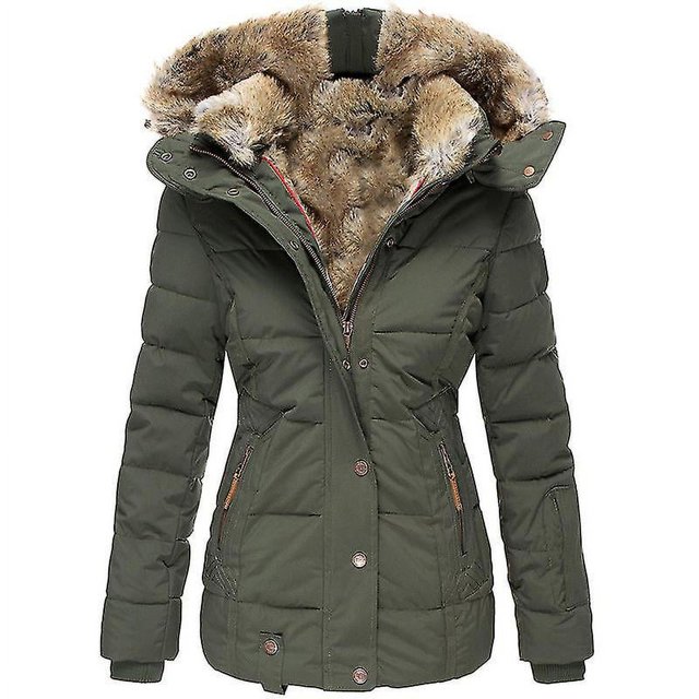 Manteau en Duvet pour Femmes Hiver Régulier Chaud Veste Décontractée Quotidienne Manches Longues