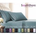 thumbnail image 3 of Stylish Pleated Hem 21-inch Extra Deep Pocket Comfortable Microfiber Sheet Set by Southshore Fine Linens, 3 of 10