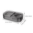 thumbnail image 2 of FUEENIRVA Water Bowl For Cats No Spilling Pet Water Dispenser Plastic With Anti-overturning Design 1Set, 2 of 8