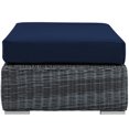 thumbnail image 5 of Modway Summon Outdoor Patio Sunbrella Rectangle Ottoman EEI-1877-GRY-NAV, 5 of 7